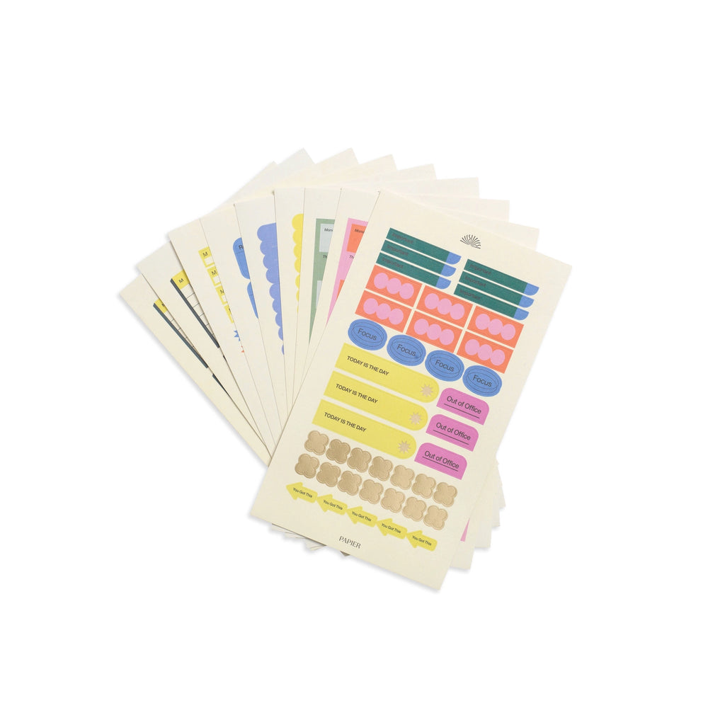 Papier UK Produktivitäts-Aufkleber