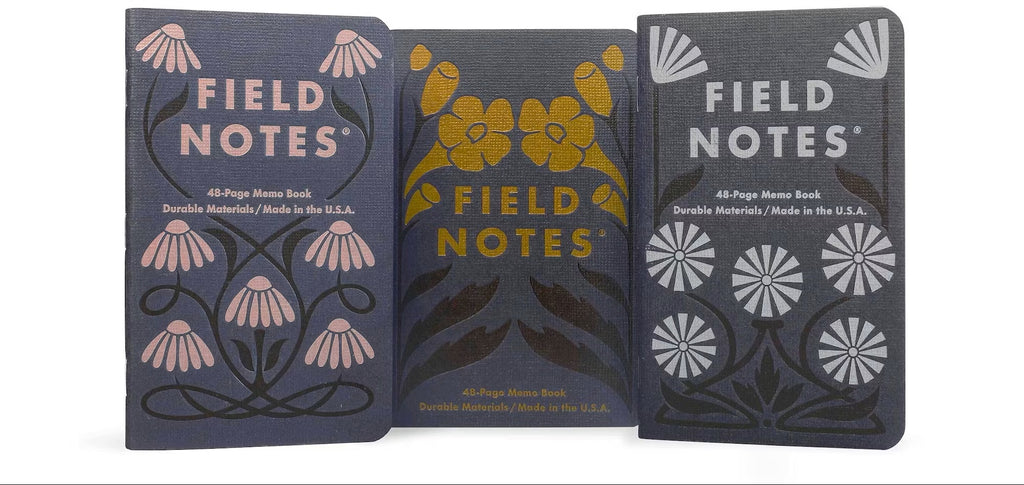 Field Notes Fall Flower Notebooks