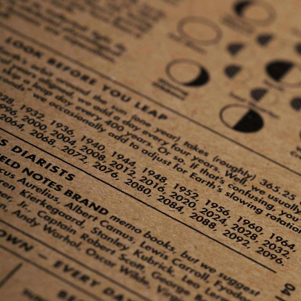 Field Notes Weekly Planner, undated