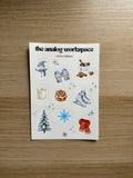 The Analog Workspace Winter Stickers