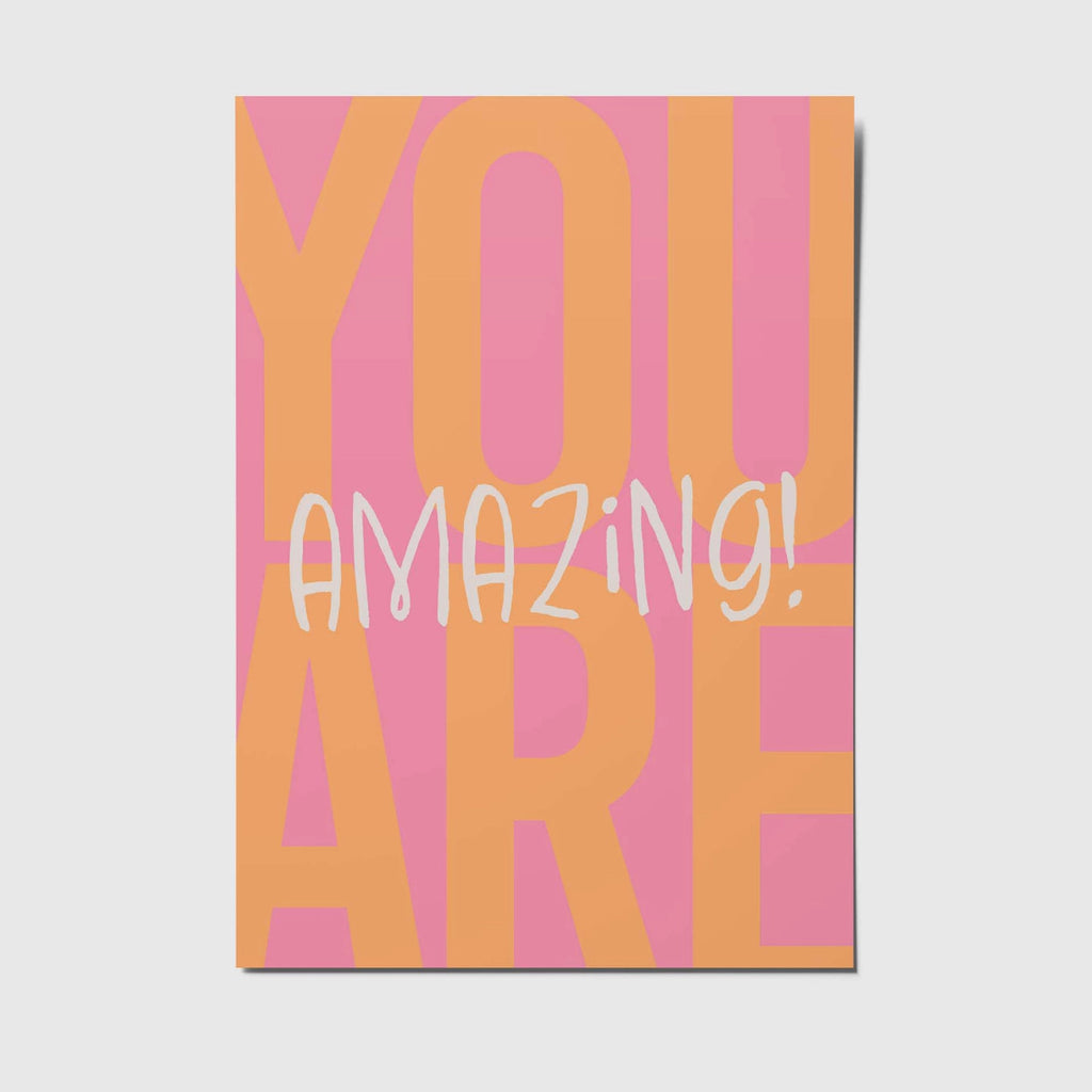 Postkarte You Are Amazing