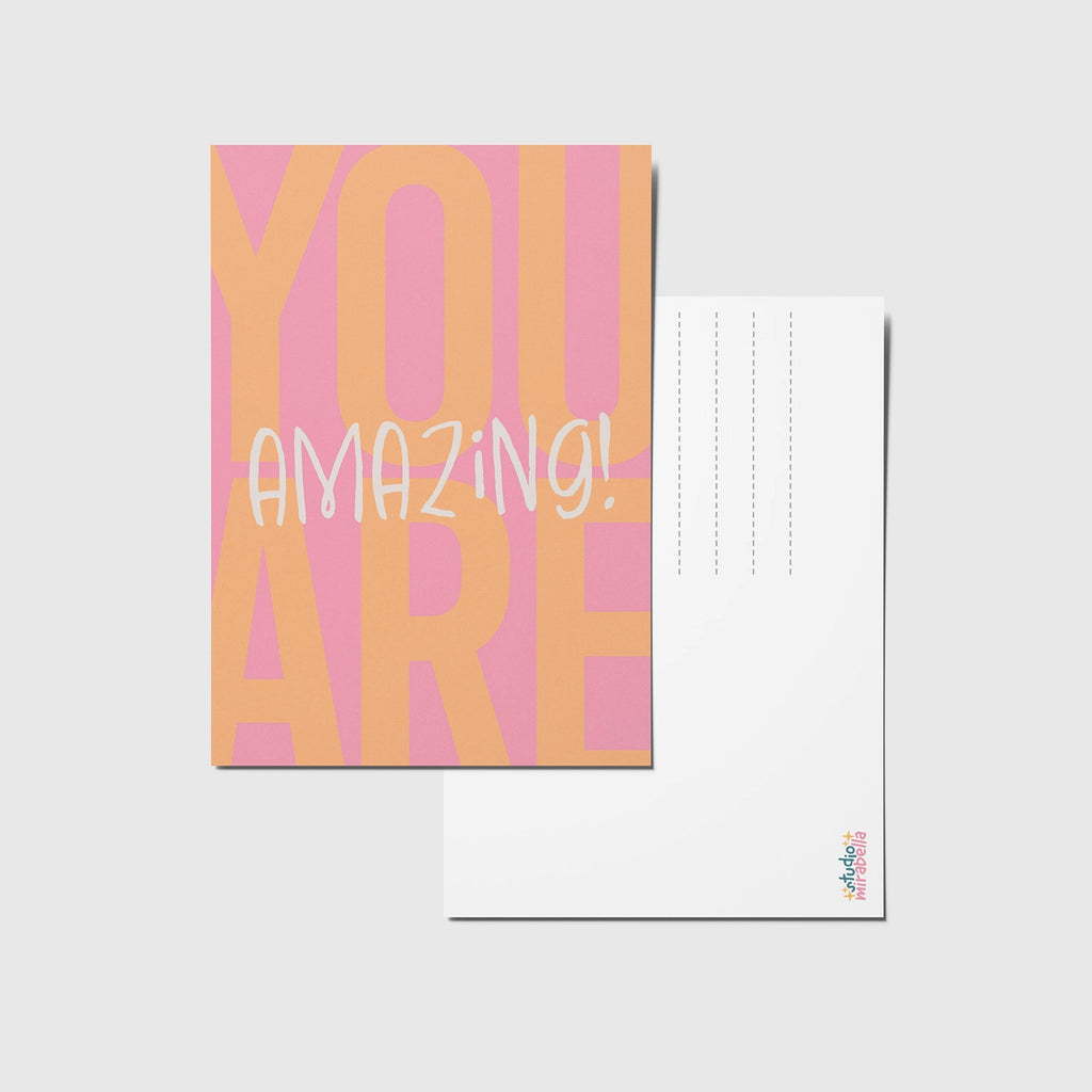 Postkarte You Are Amazing