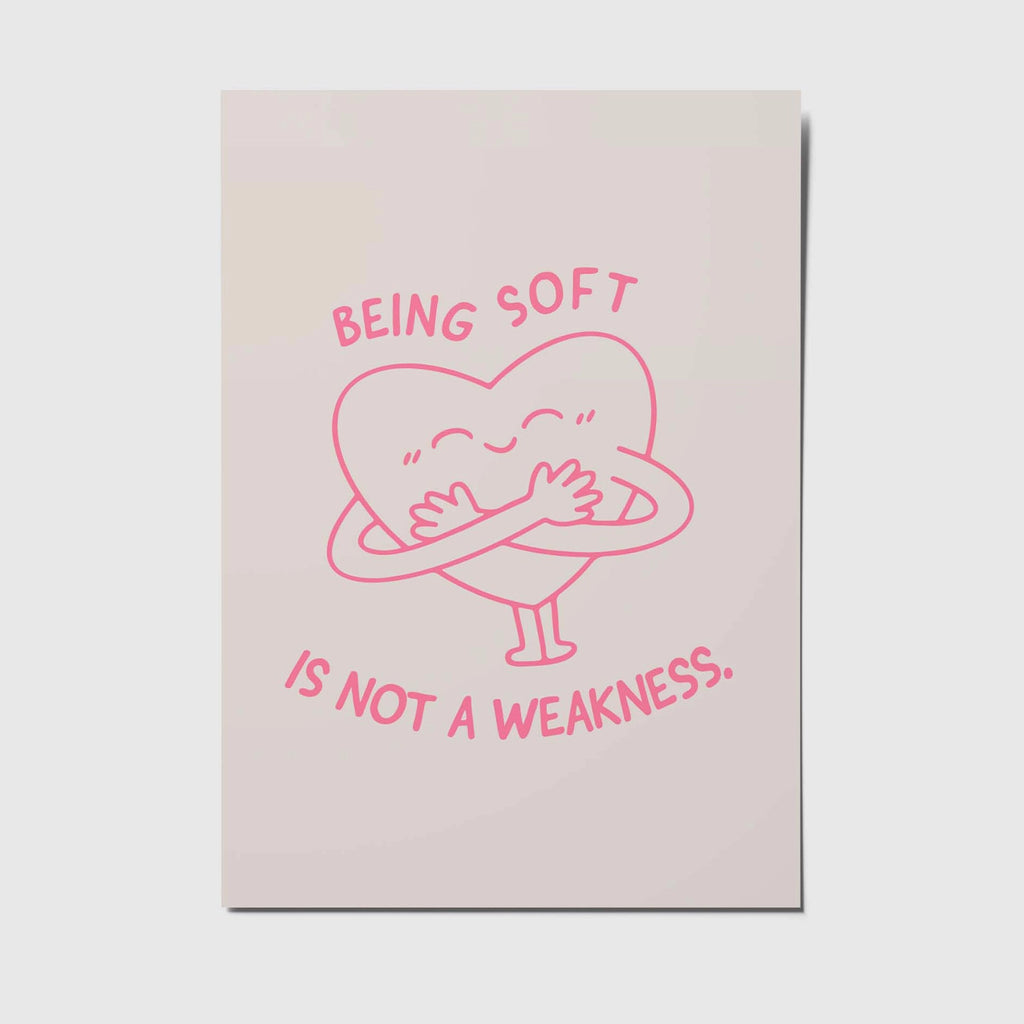 Postkarte Being Soft