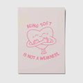 Postkarte Being Soft