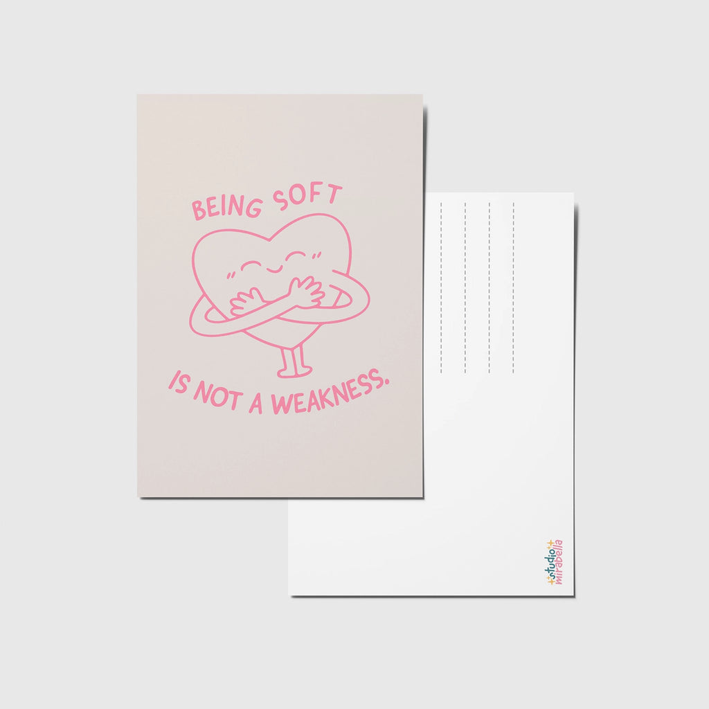 Postkarte Being Soft
