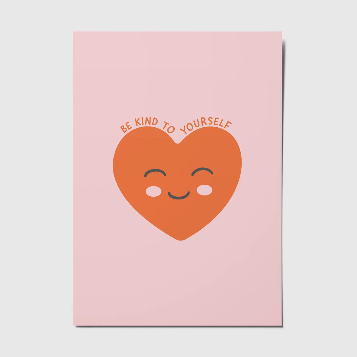 Postkarte Be Kind To Yourself