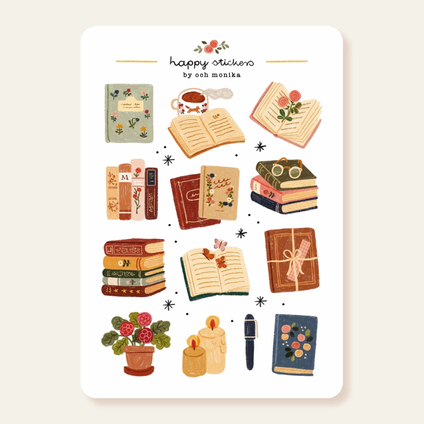 Stickers Book Lover
