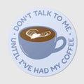 Vinyl Sticker Coffee