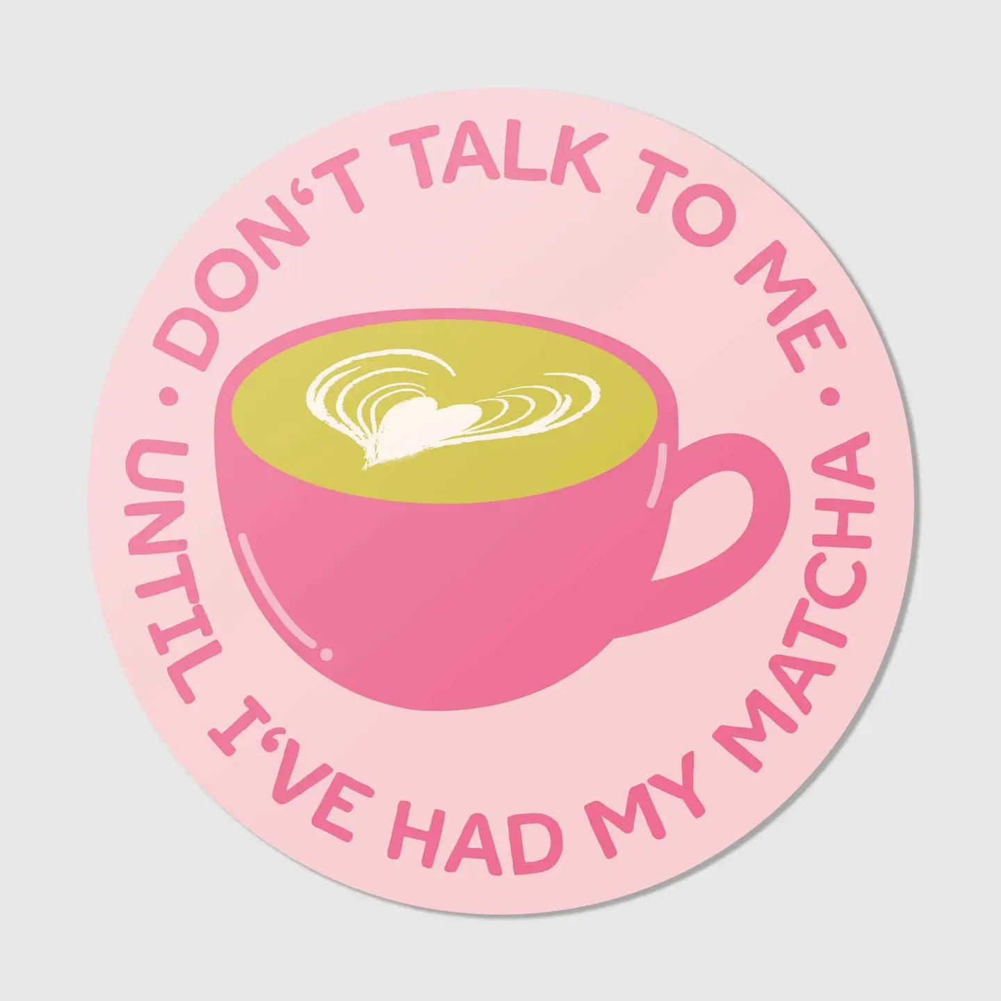 Vinyl Sticker Matcha