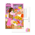 Postkarte Blumenladen