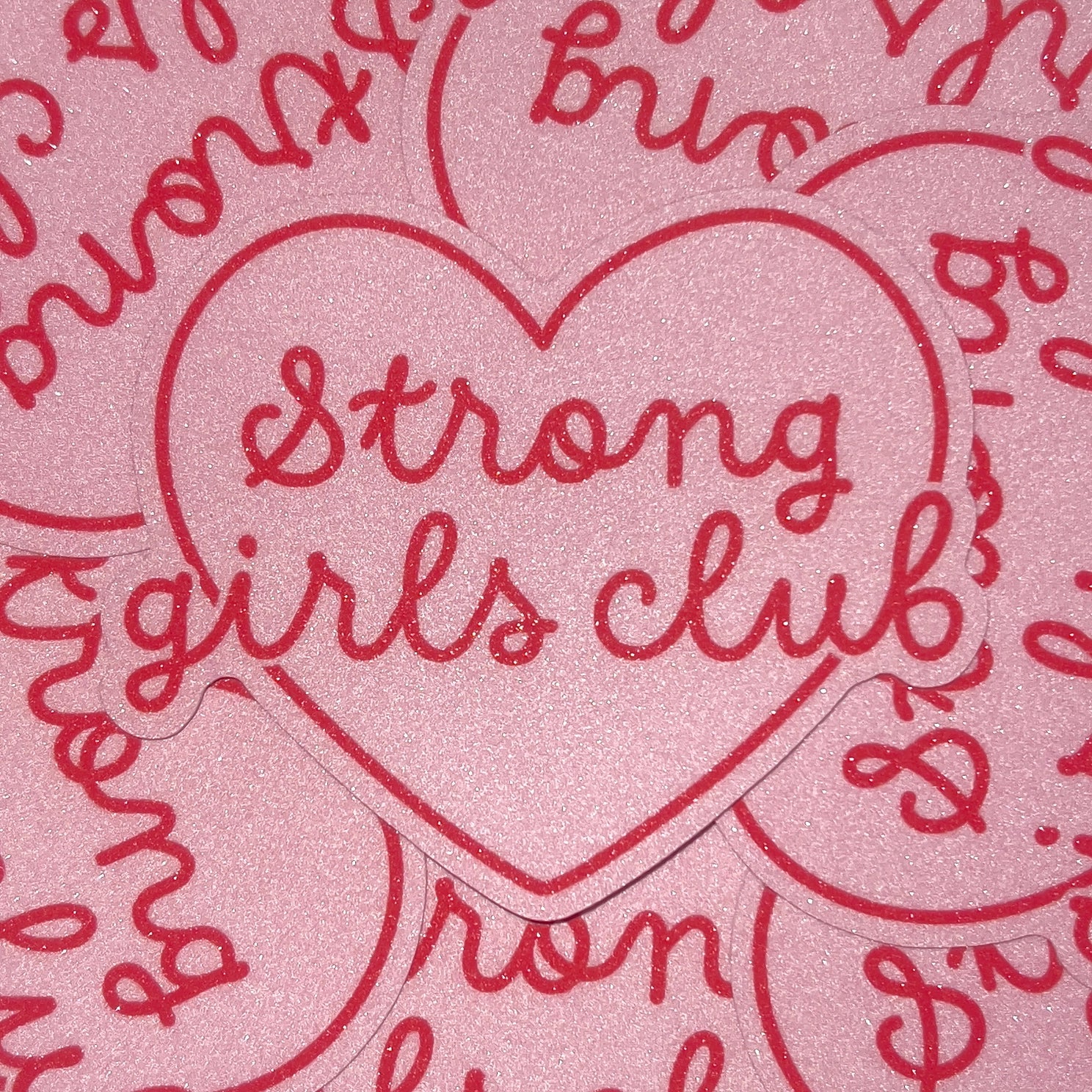 Sticker Strong Girls Club