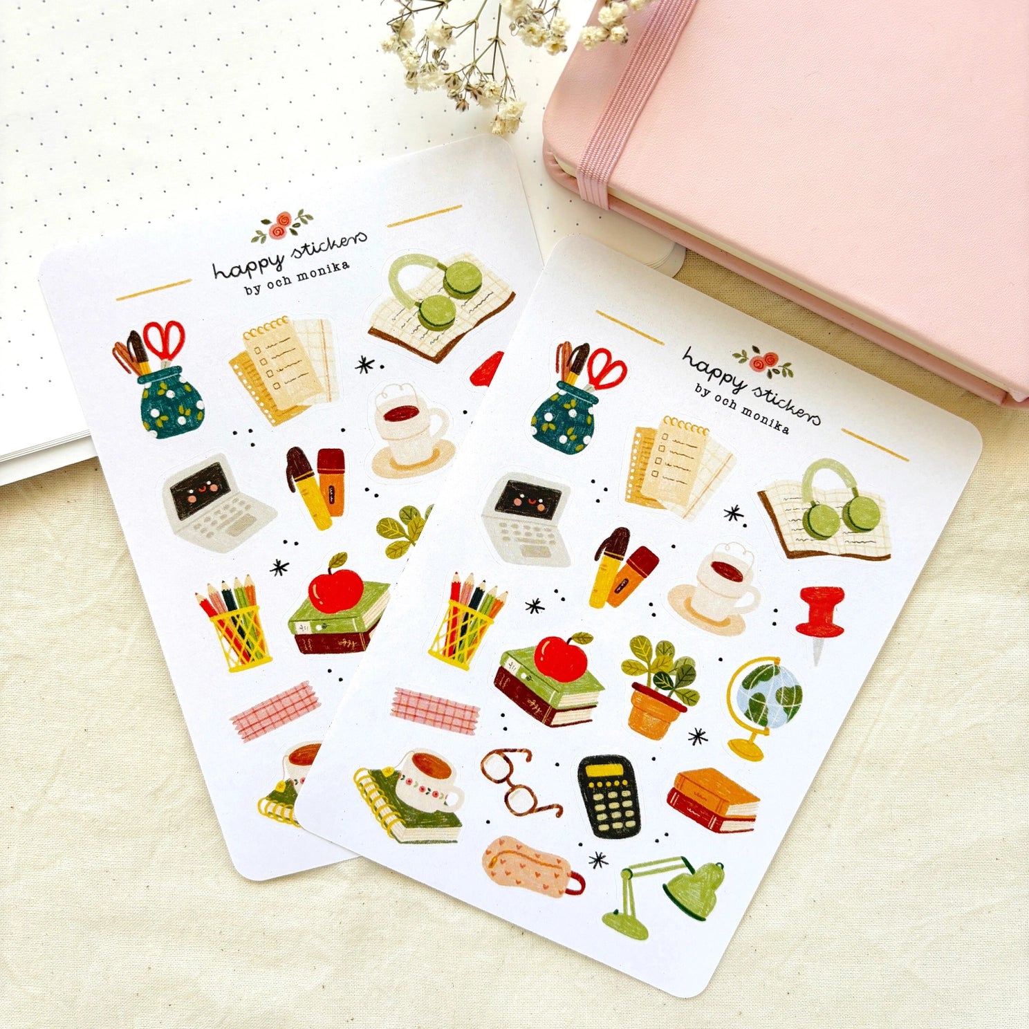 Stickers Study Desk